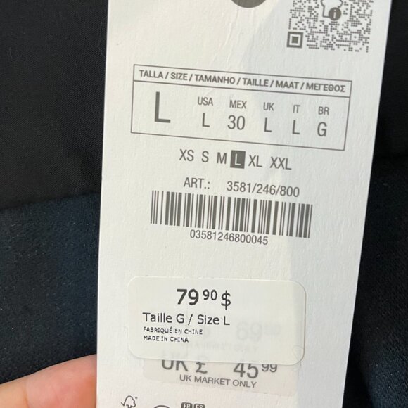 ZARA FAUX LEATHER OVERSHIRT ZW COLLECTION - Picture 4 of 4